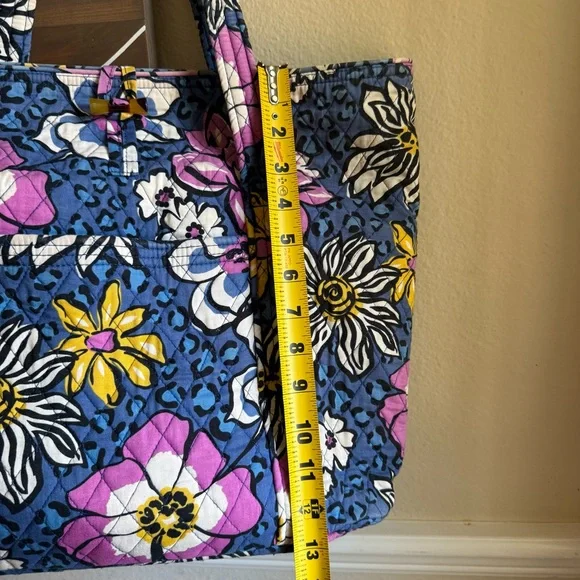 Vera Bradley Blue Floral Tote - Picture 2 of 7